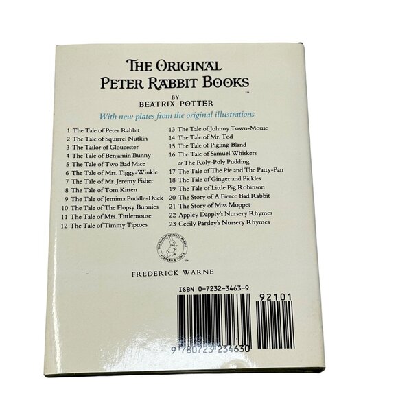 Royal Albert Benjamin Bunny Figurine Story Book Set 1989 Beatrix Potter 4 Inch - Picture 14 of 16